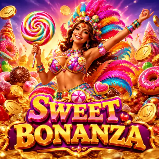 Slot colorido com frutas e sistema de cascata em ação